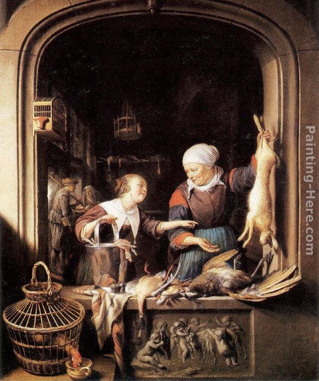 Gerrit Dou The Poulterer's Shop